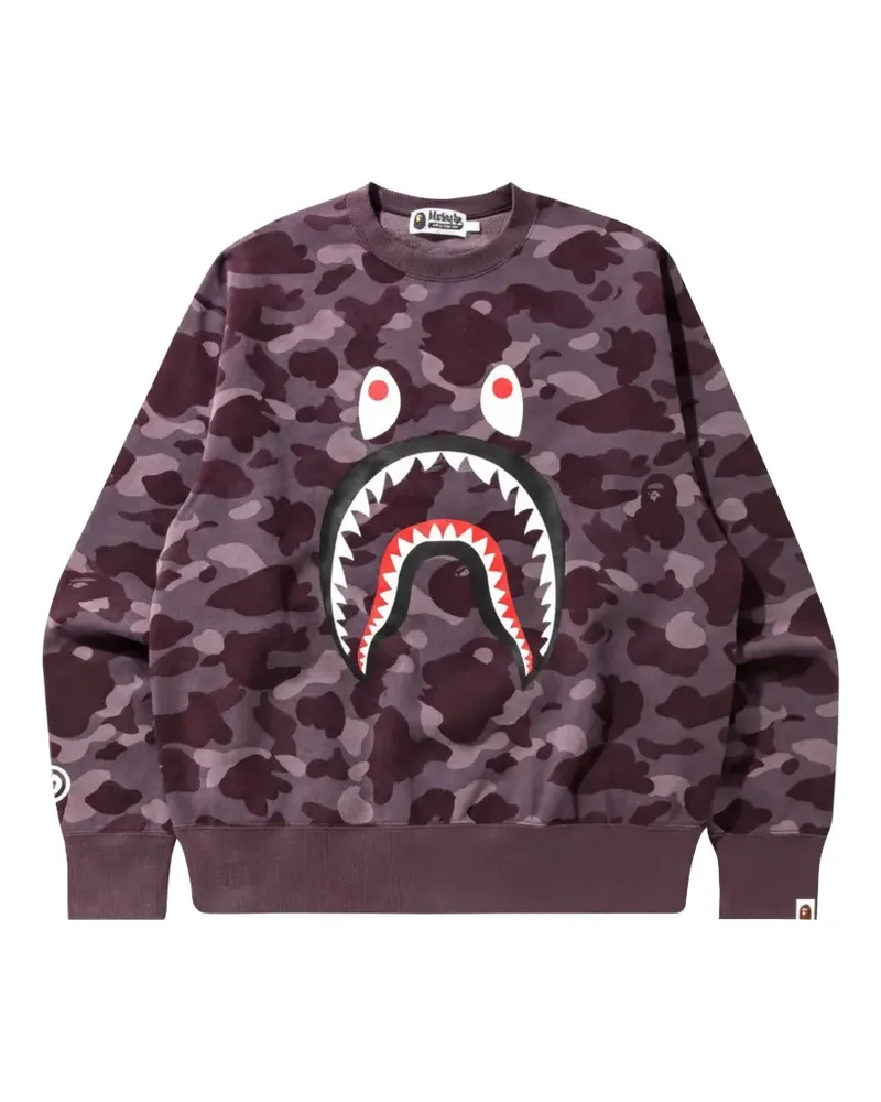 BAPE Color Camo Shark Sweatshirt - Rot Rot