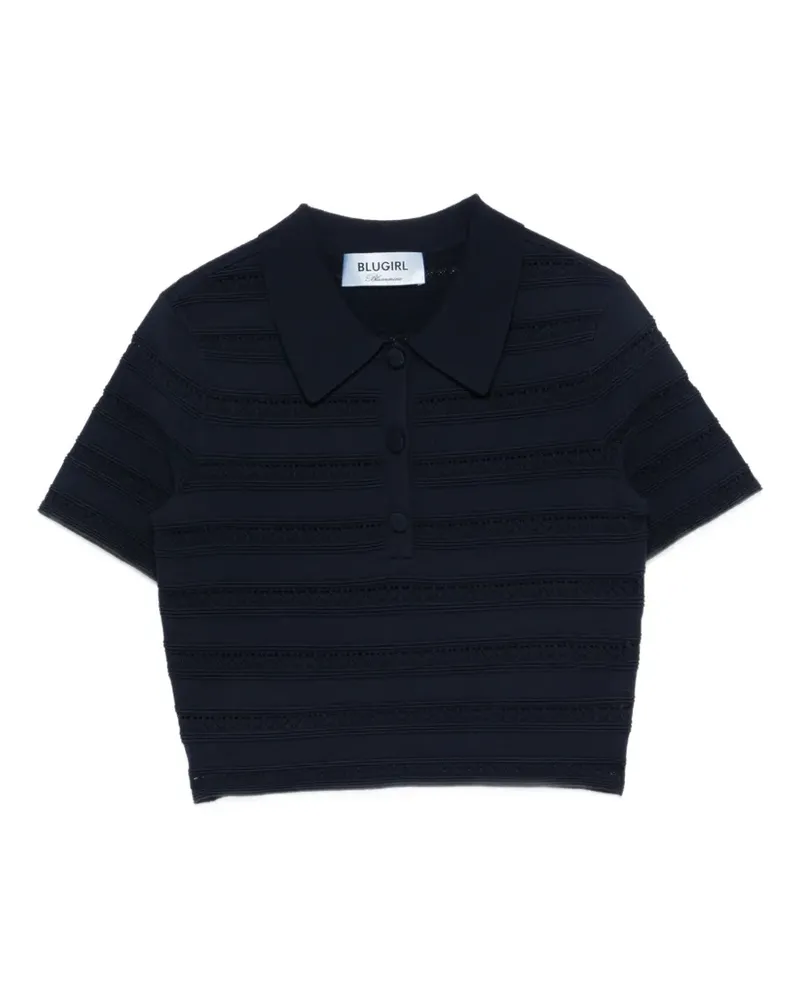 Blumarine short-sleeves polo shirt - Blau Blau