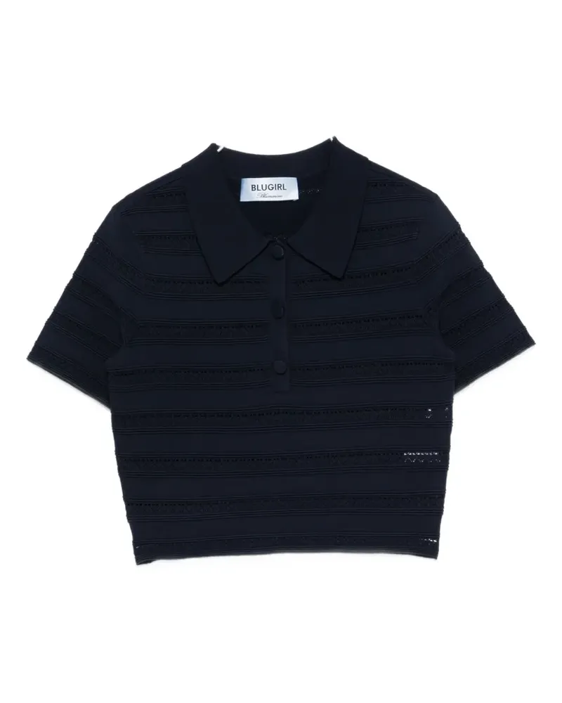 Blumarine short-sleeves polo shirt - Blau Blau