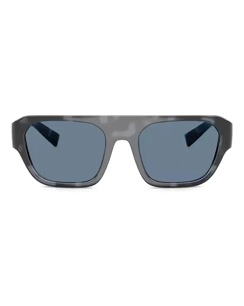 Dolce & Gabbana Sonnenbrille mit eckigem Gestell - Grau Grau