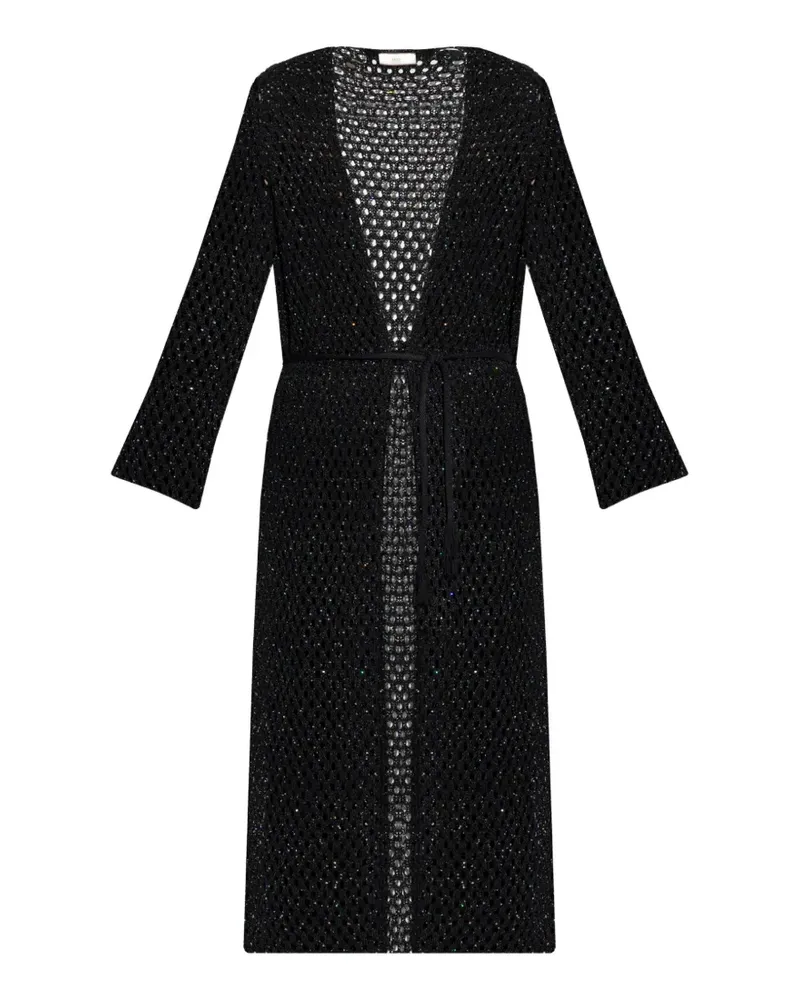 AKEP sequin-embellished cardigan - Schwarz Schwarz