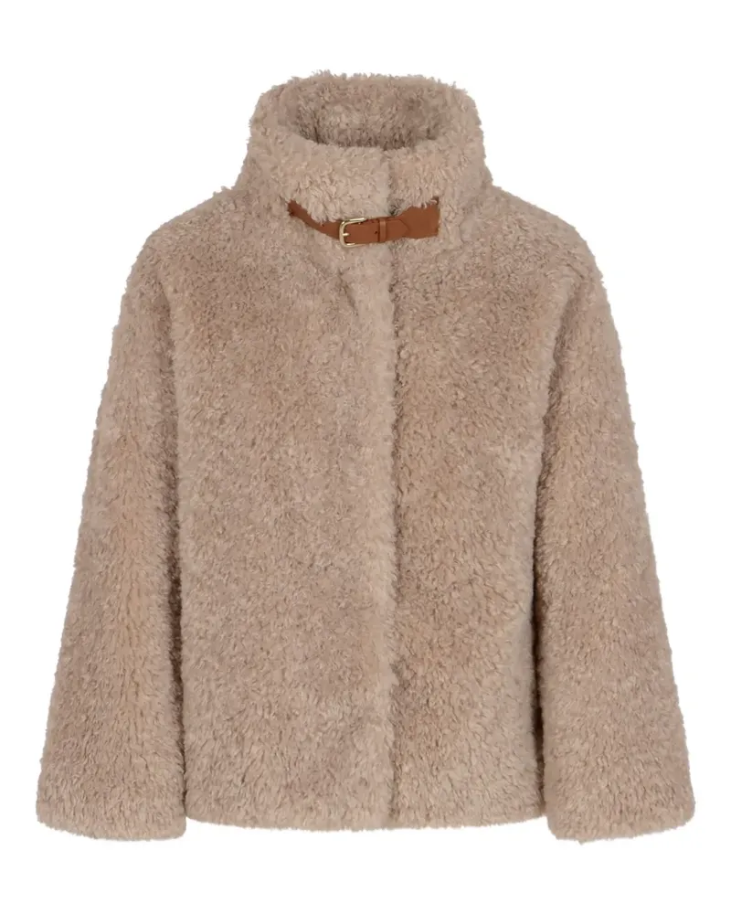 Herno Jacke aus Faux Fur - Nude Nude