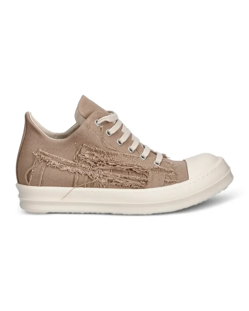DRKSHDW by Rick Owens distressed-effect low-top sneakers - Braun Braun