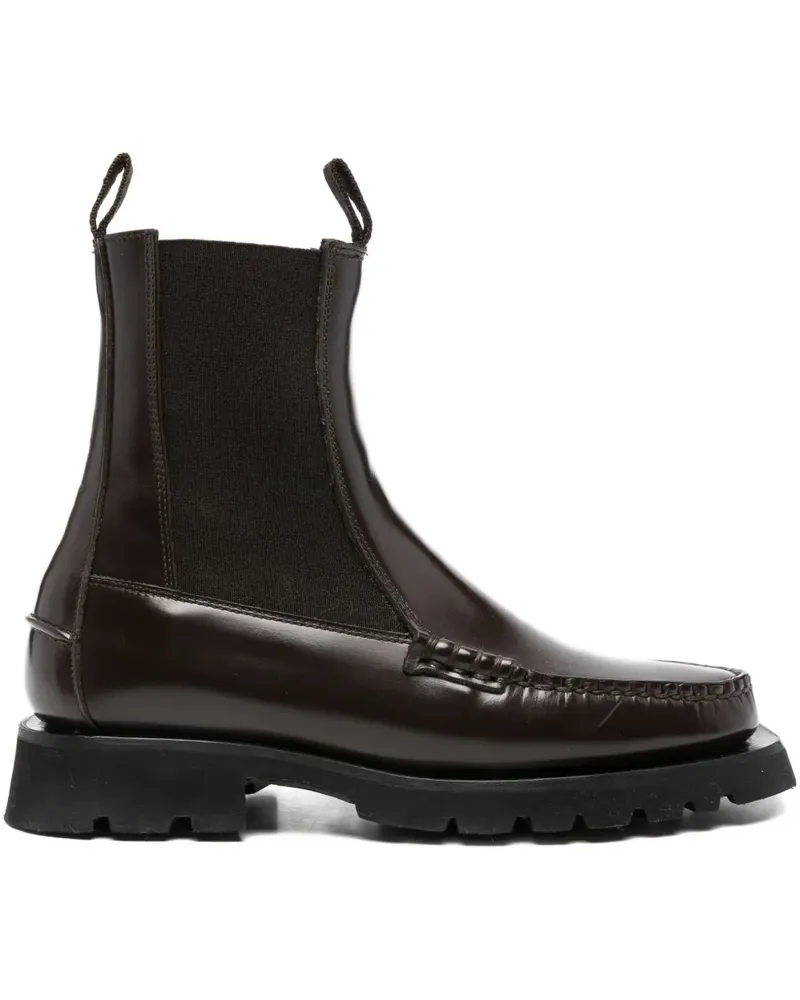 HEREU Alda Chelsea-Boots mit Stretcheinsätzen 30mm - Braun Braun