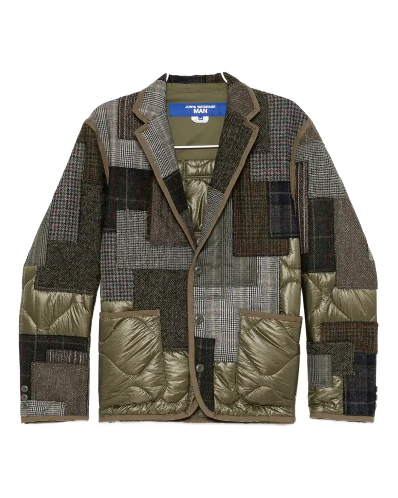 Junya Watanabe Gestepptes J019 Sakko - Grün Grün