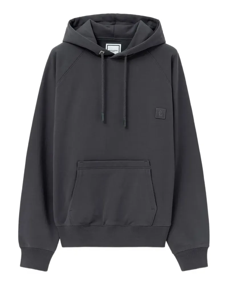 Wooyoungmi logo-print hoodie - Grau Grau