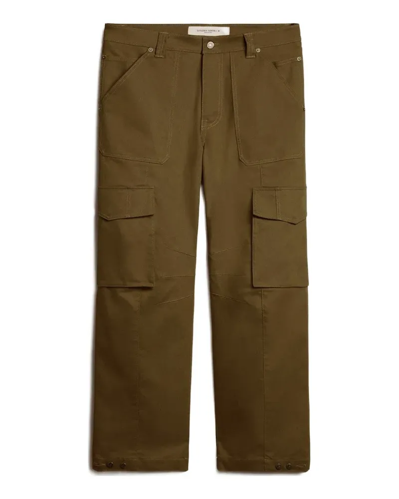Golden Goose Olivgrüne Cargohose Grün