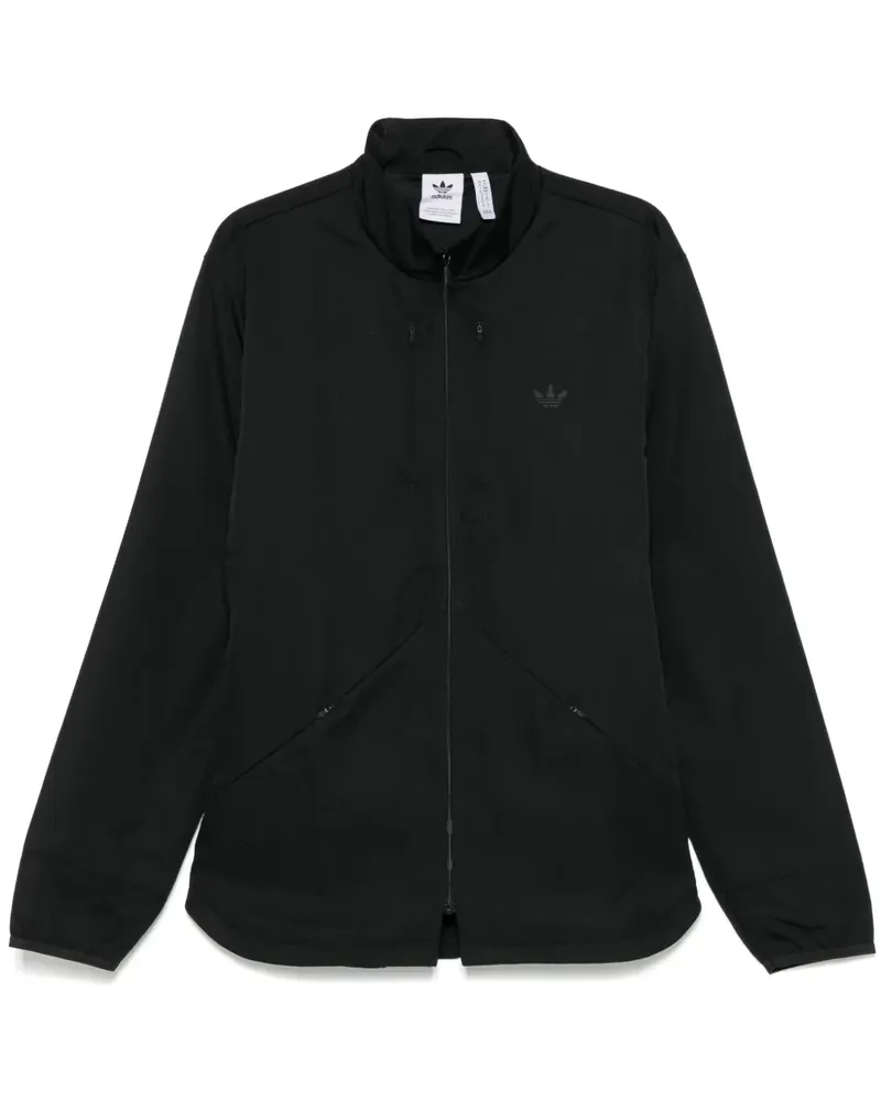 adidas Jacke mit Trefoil-Logo - Schwarz Schwarz