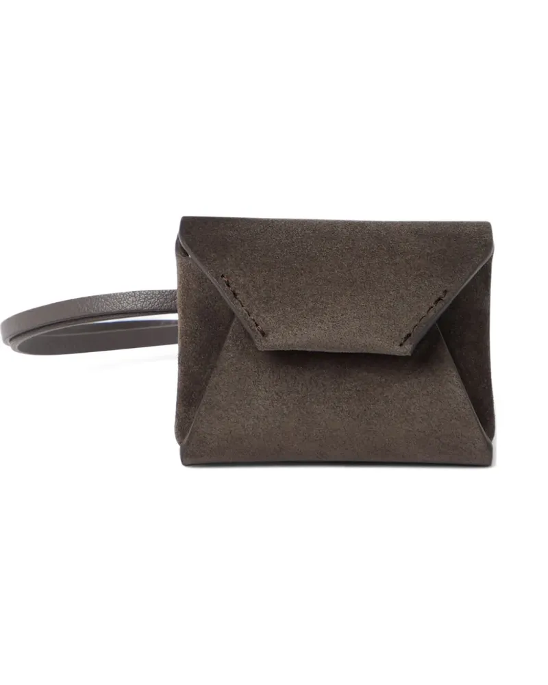 Brunello Cucinelli Handtaschenanhänger aus Wildleder - Braun Braun