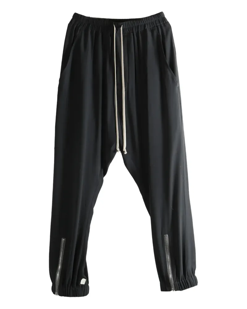 Rick Owens Tecuatl drawstring track pants - Schwarz Schwarz