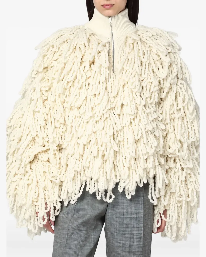 Stella McCartney Jacke mit Fransen - Nude Nude