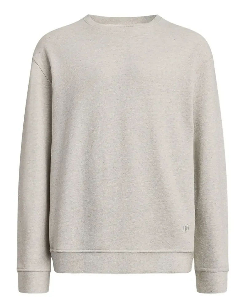 12 STOREEZ Sweatshirt mit rundem Ausschnitt - Grau Grau
