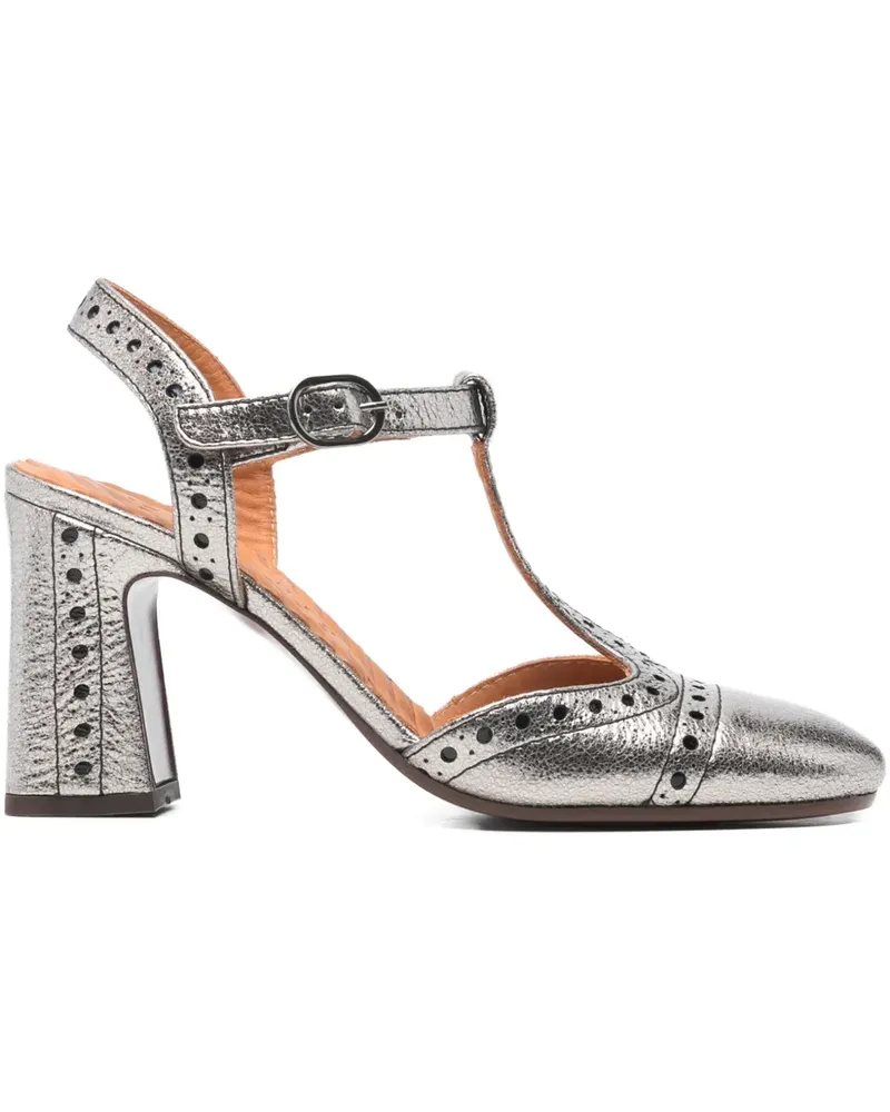 Chie Mihara T-strap heeled pumps - Grau Grau