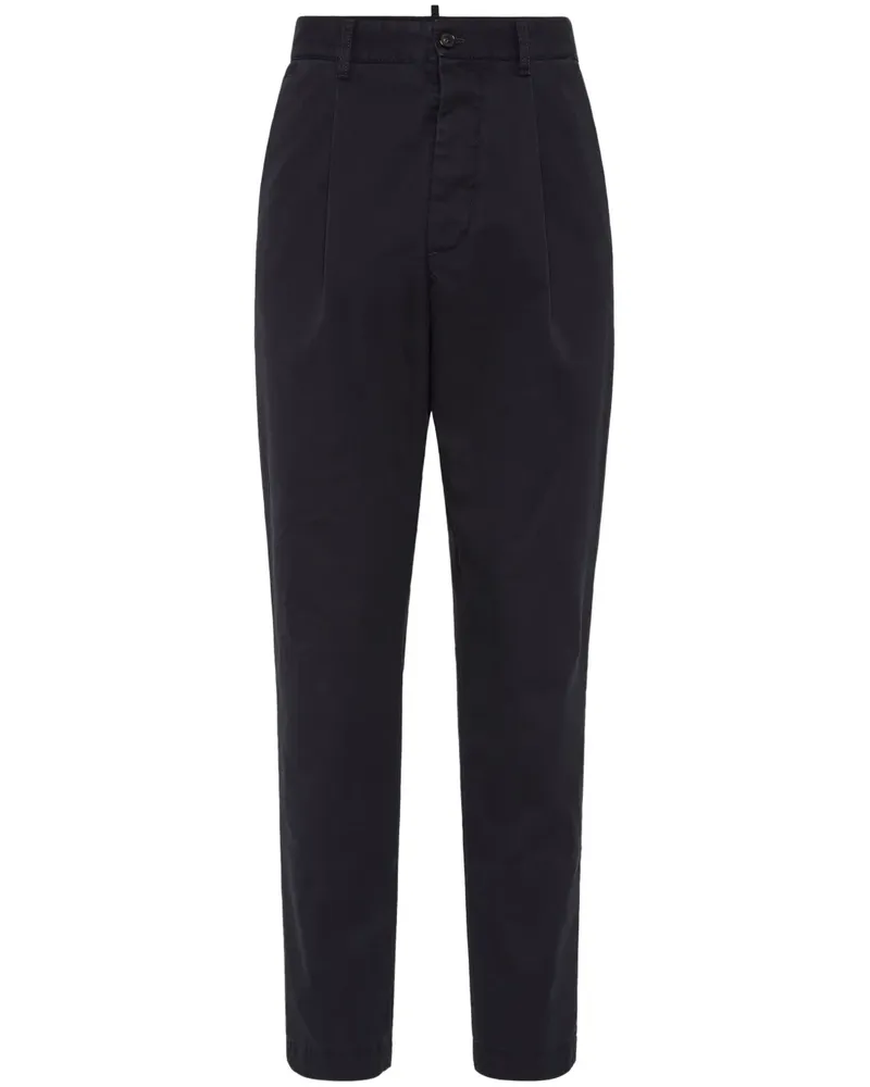 Dsquared2 Plissierte Hose - Schwarz Schwarz