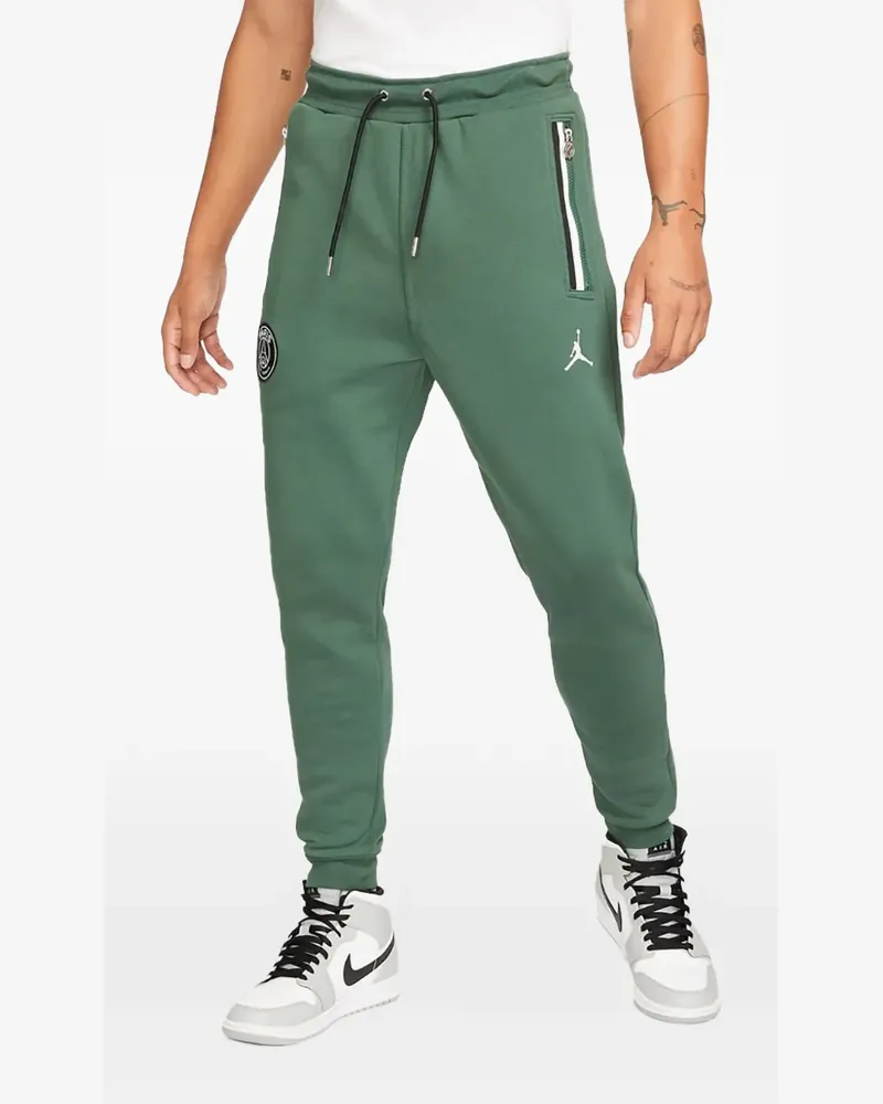 Jordan logo-detail drawstring track pants - Grün Grün