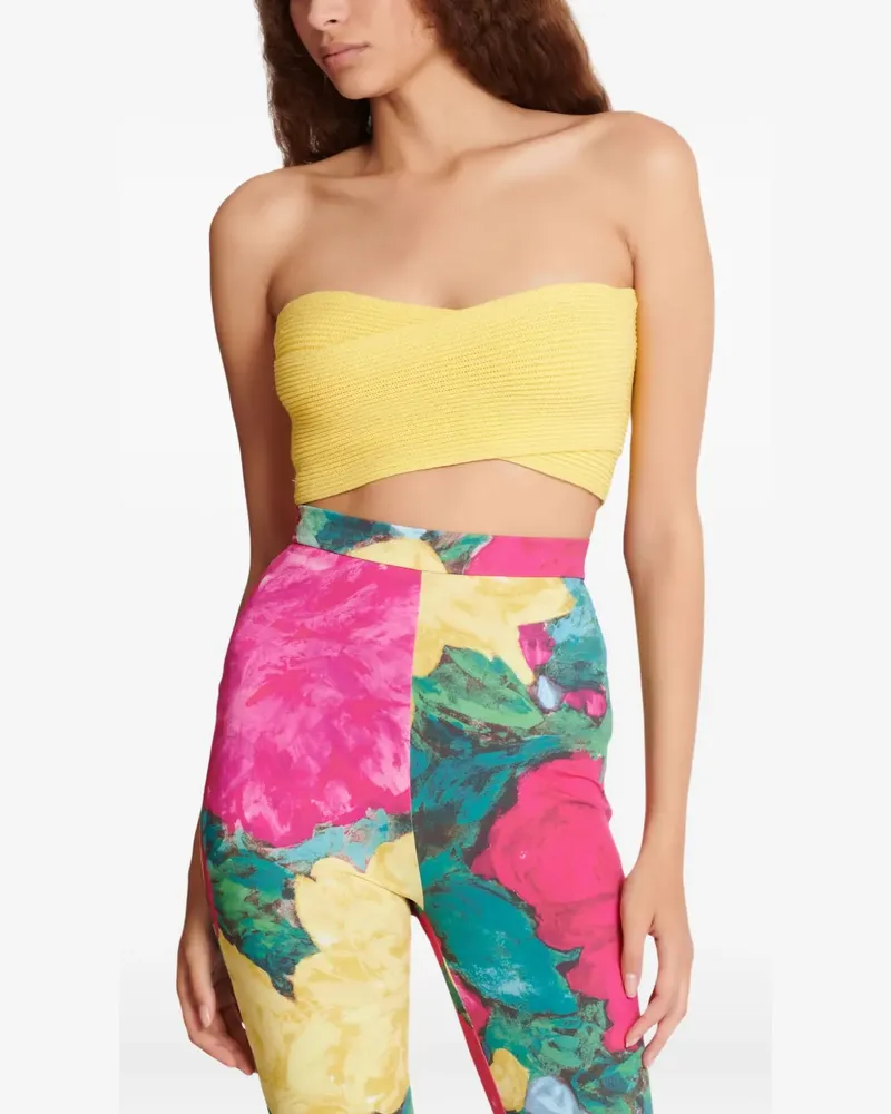 Balmain Top mit Reißverschluss - Gelb Gelb