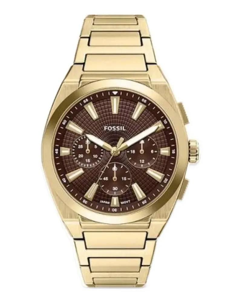Fossil Everett 44mm watch - Braun Braun