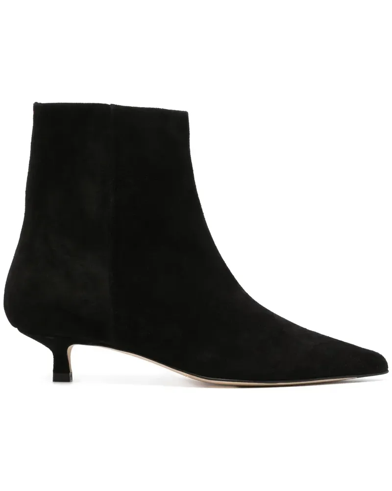 aeyde Stiefel aus Wildleder 45mm - Schwarz Schwarz