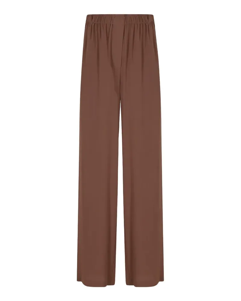 Federica Tosi elasticated-waistband trousers - Braun Braun