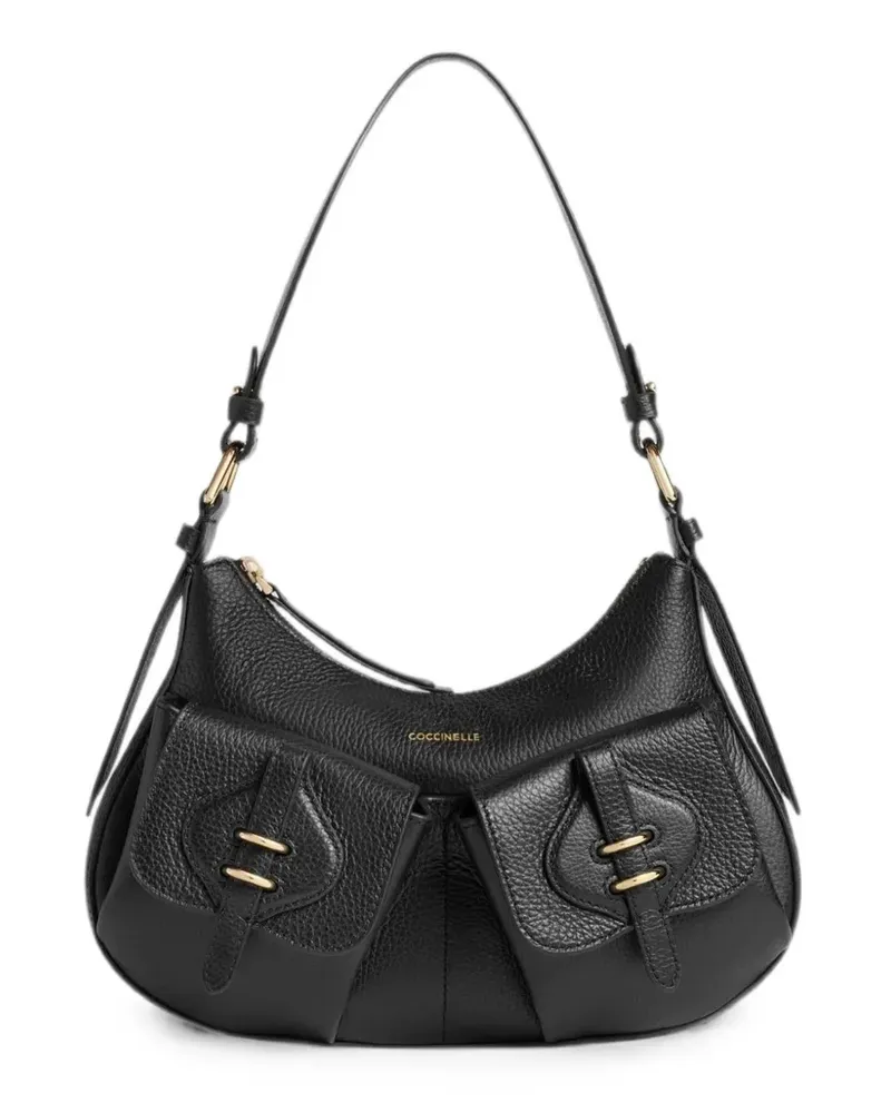 Coccinelle small Mavery Pocket shoulder bag - Schwarz Schwarz