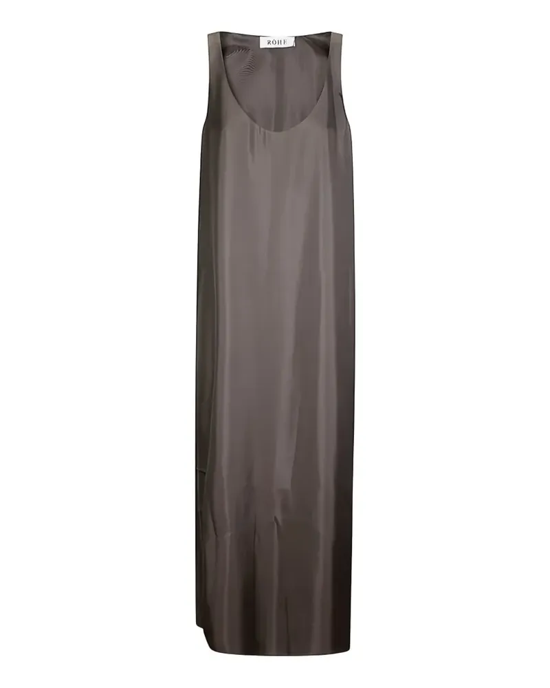 Róhe sleeveless silk dress - Grau Grau