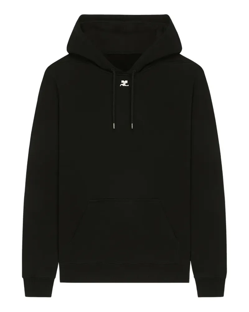 Courrèges Hoodie mit Kiss-Print - Schwarz Schwarz