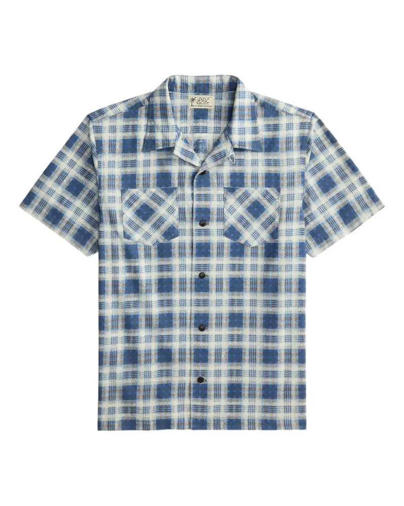 Ralph Lauren T-Shirt mit Karomuster - Blau Blau