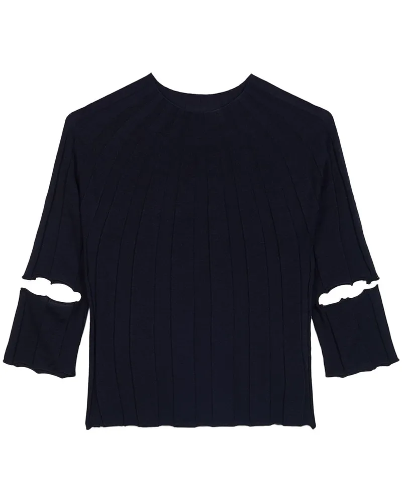 Ports 1961 Pullover mit Cut-Out - Blau Blau
