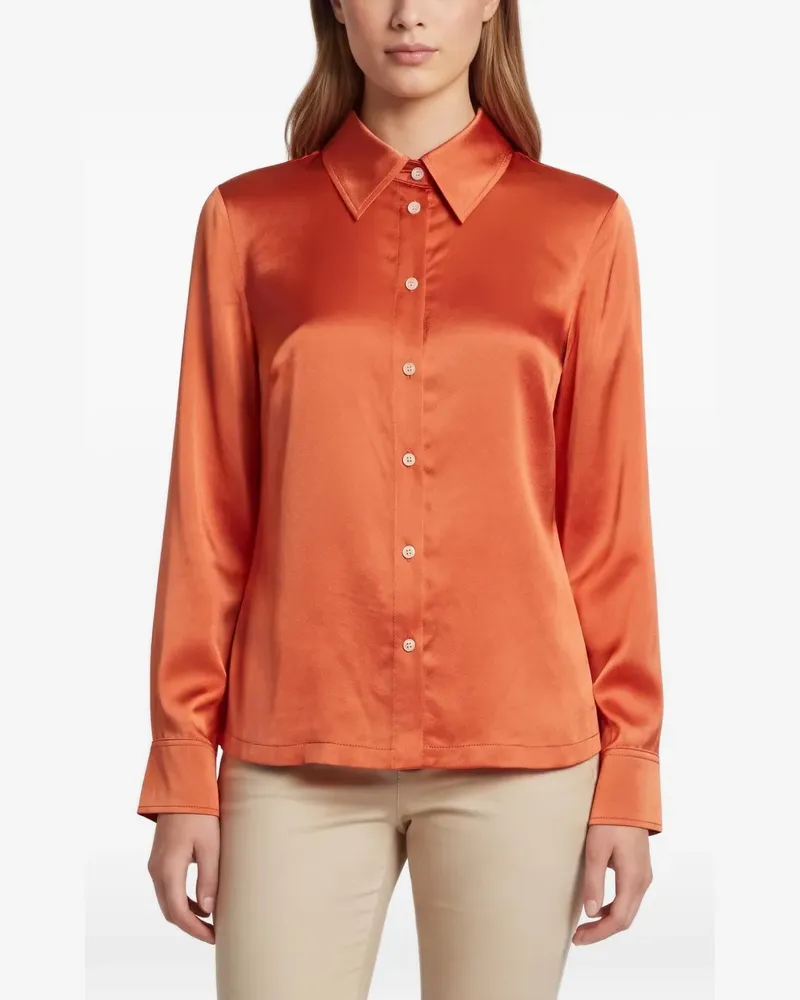 Diane von Furstenberg Hemd aus Satin - Orange Orange