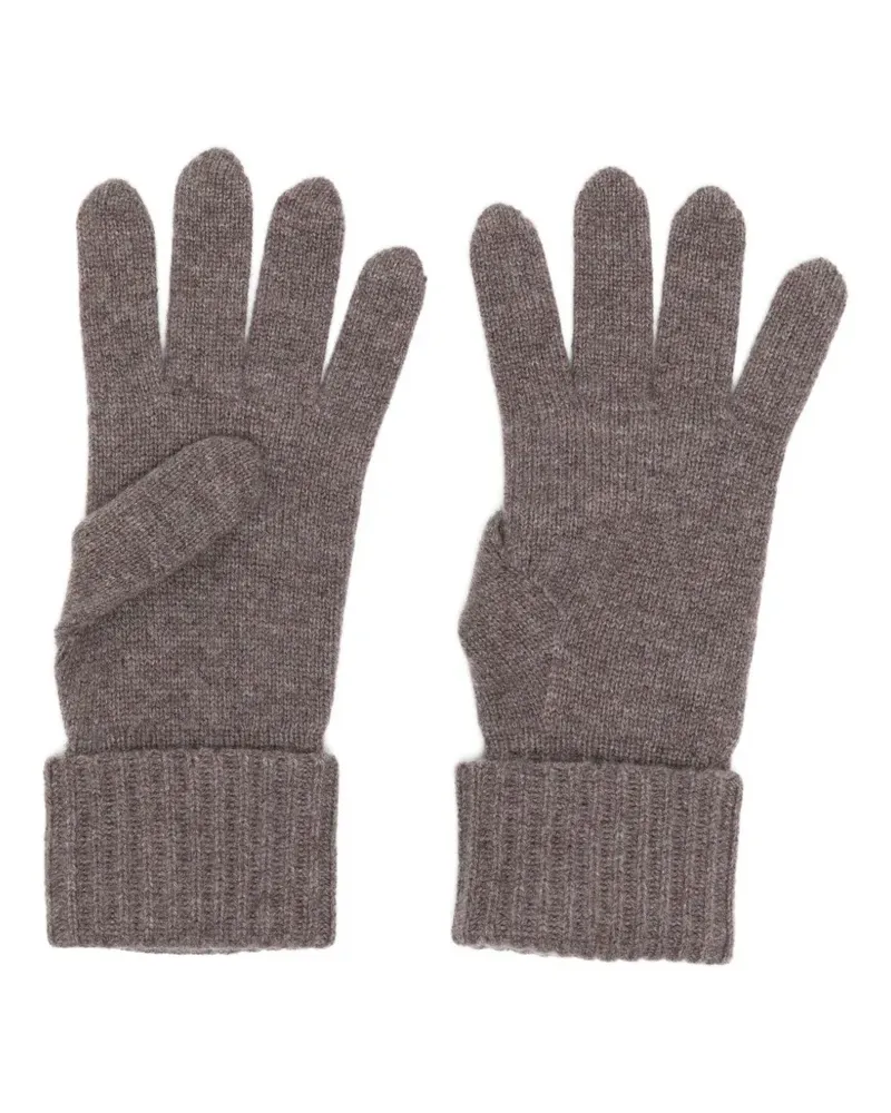 N.Peal Handschuhe aus Kaschmir - Braun Braun