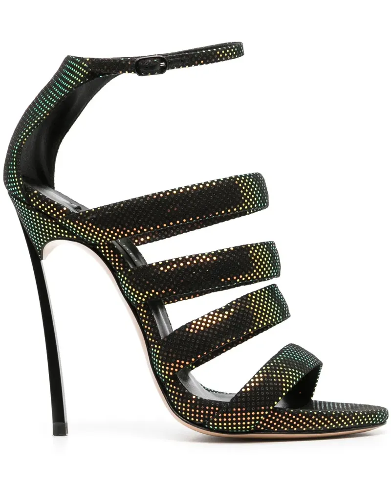 Casadei Aurora Boreal Sandalen 130mm - Schwarz Schwarz