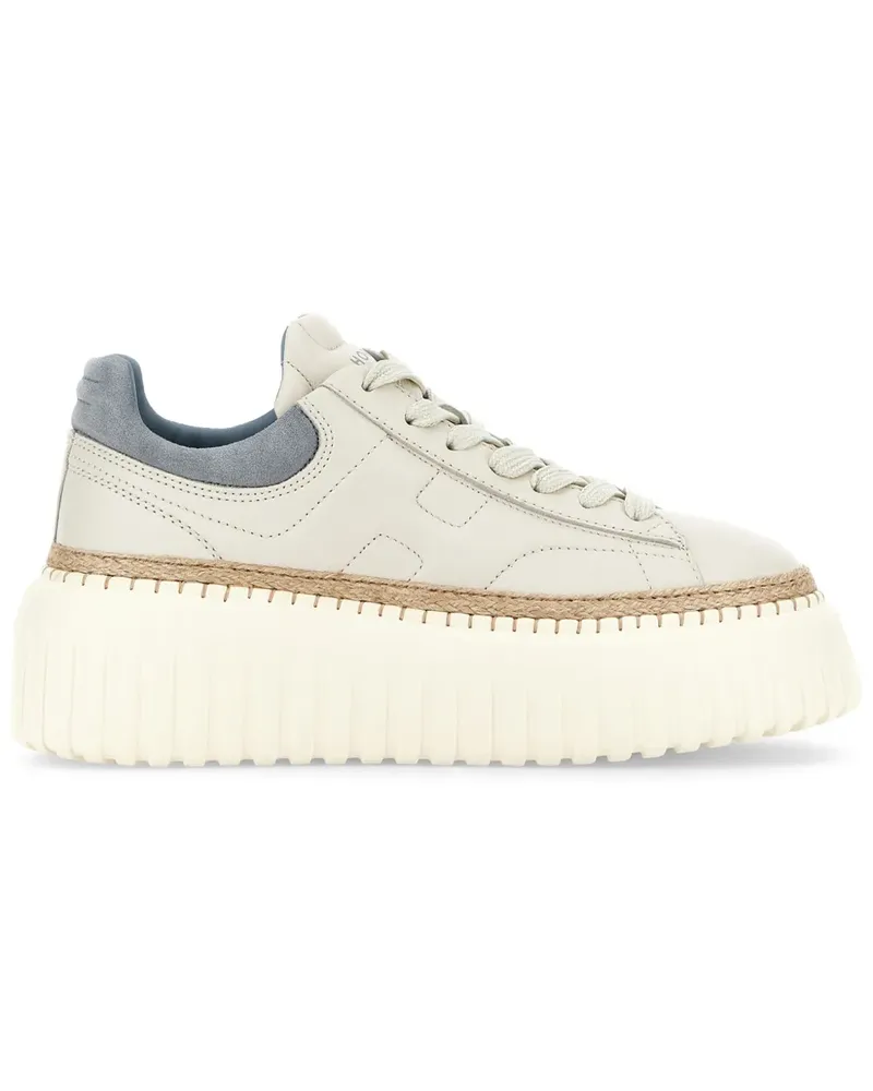 Hogan H-Stripes Sneakers - Nude Nude