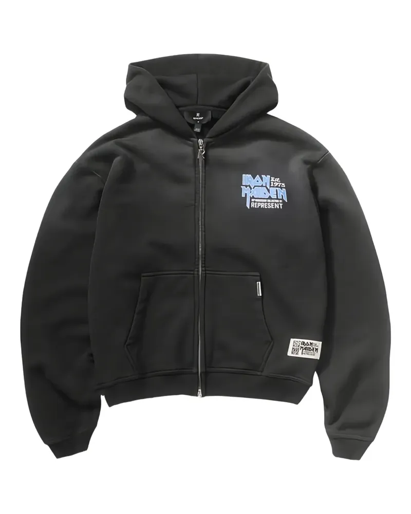 REPRESENT Iron Maiden Kapuzenjacke - Schwarz Schwarz