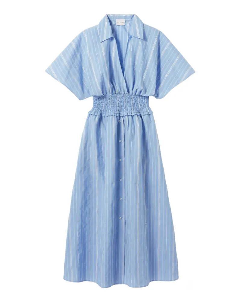 Claudie Pierlot Gestreiftes Kleid - Blau Blau