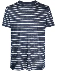 Hackett Gestreiftes T-Shirt Blau