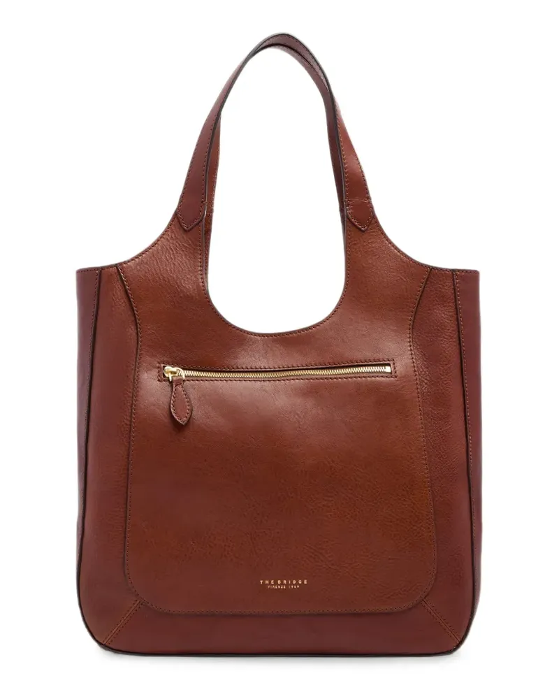 The Bridge leather shoulder bag - Braun Braun