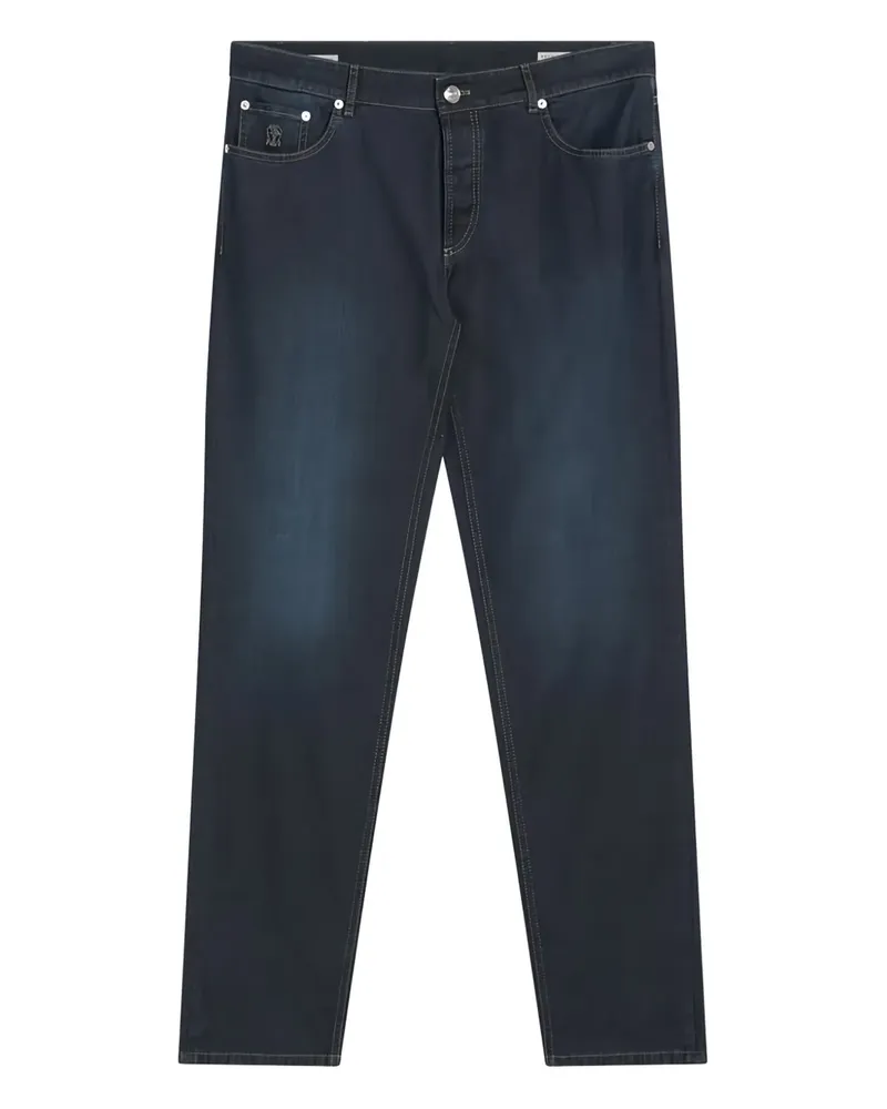 Brunello Cucinelli Jeans mit geradem Bein - Blau Blau