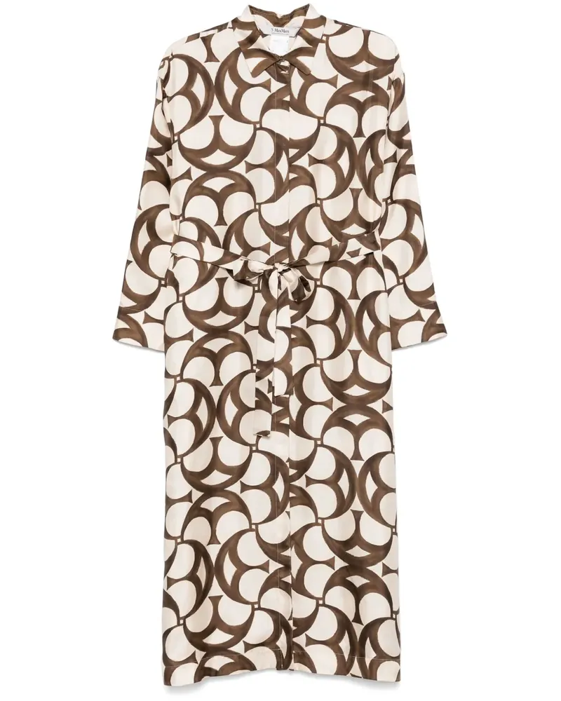 Max Mara Ileana Kleid - Braun Braun