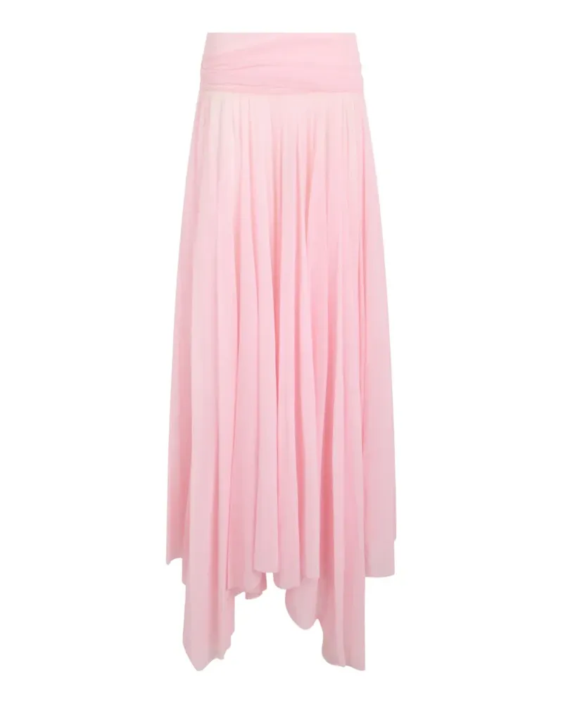 Philosophy Di Lorenzo Serafini high-waisted pleated mxi skirt - Rosa Rosa