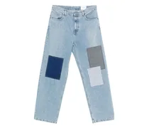 Zine Jeans mit Patch-Detail - Blau