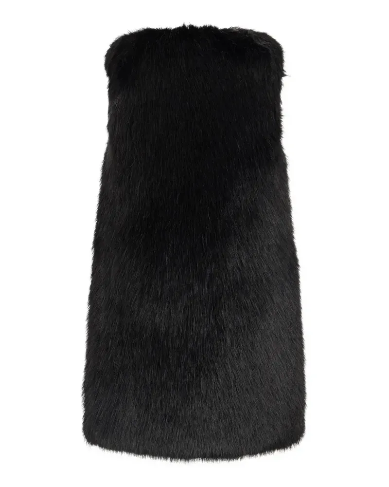 Herno faux-fur sleeveless gilet - Schwarz Schwarz