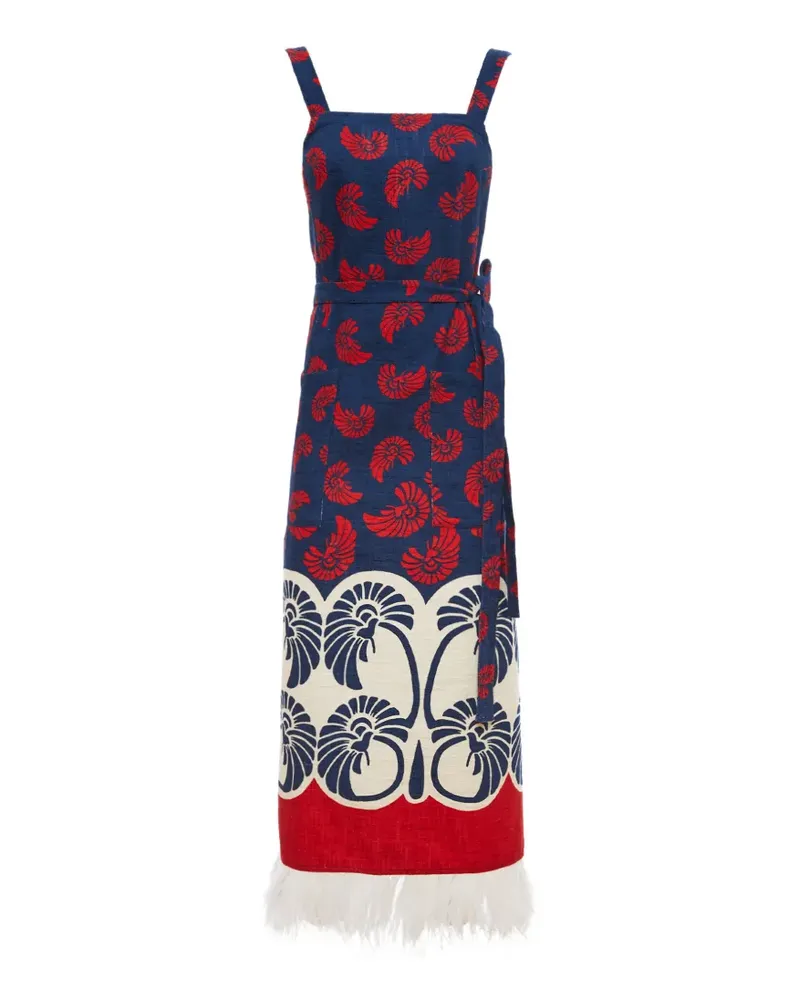 La DoubleJ Kleid mit Schürze - Blau Blau
