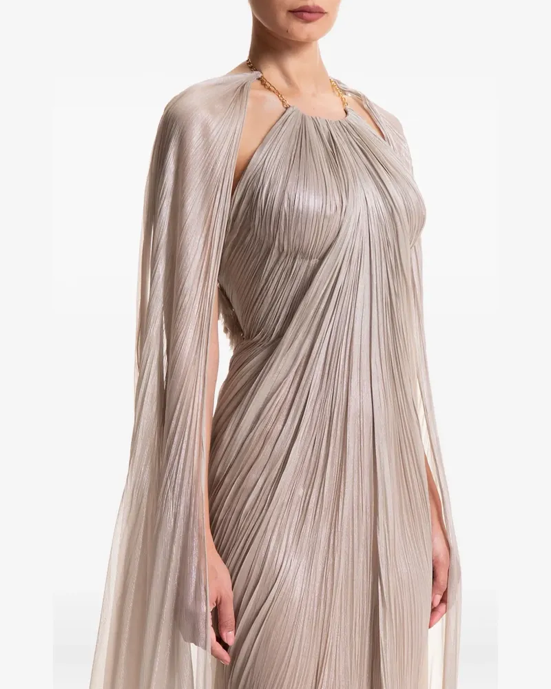Maria Lucia Hohan Kleid im Cape-Stil - Nude Nude