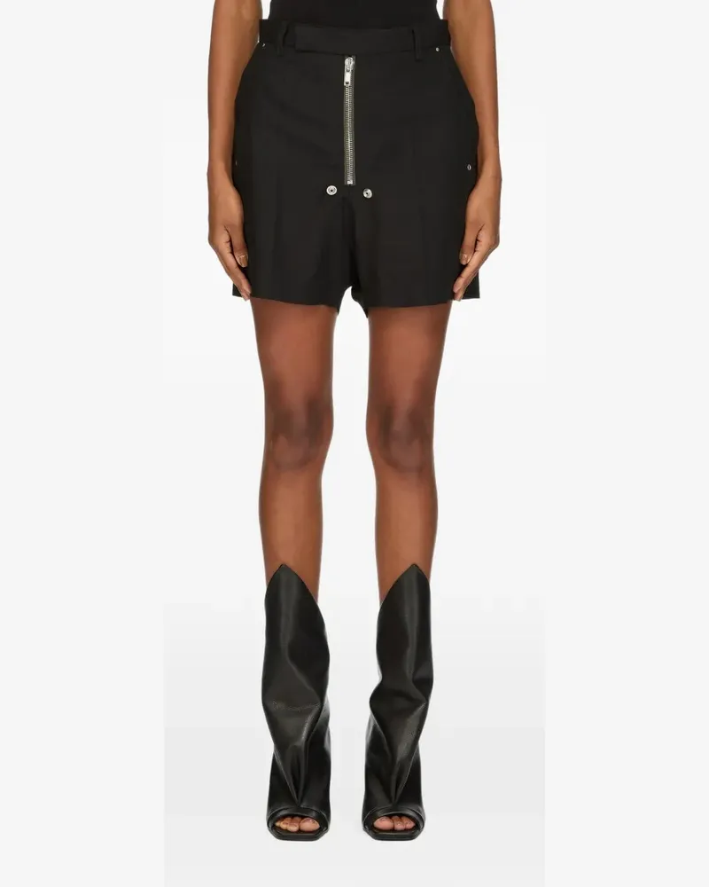 Rick Owens Shorts mit Reißverschluss - Schwarz Schwarz