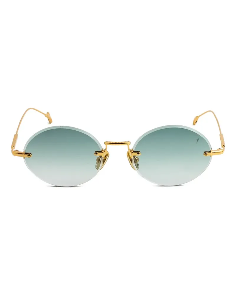 Eyepetizer oval-frame sunglasses - Gold Gold