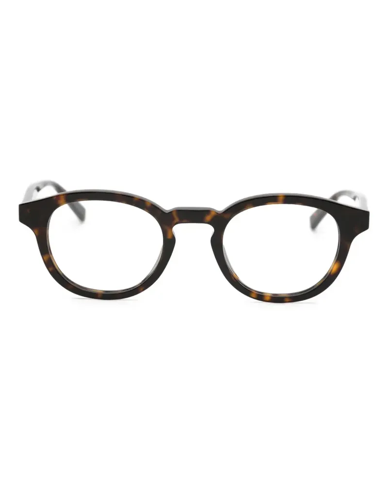 Saint Laurent round-frame tortoiseshell glasses - Braun Braun