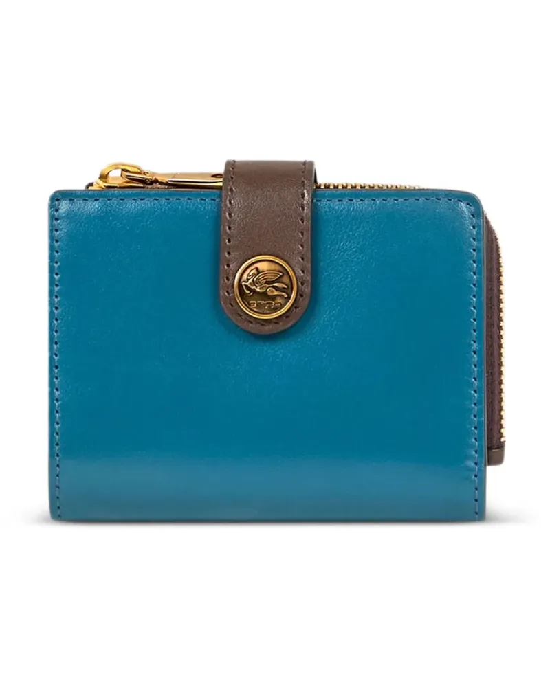 Etro Kleines Portemonnaie - Blau Blau