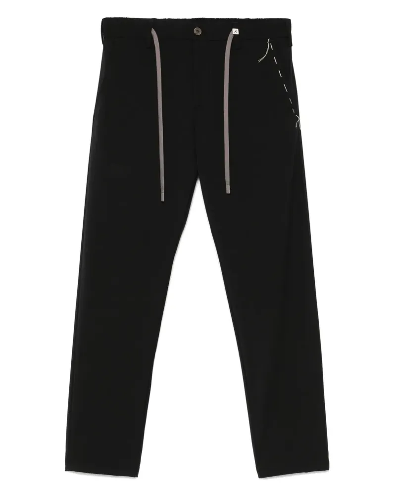 MYTHS Hose mit Tapered-Bein - Schwarz Schwarz
