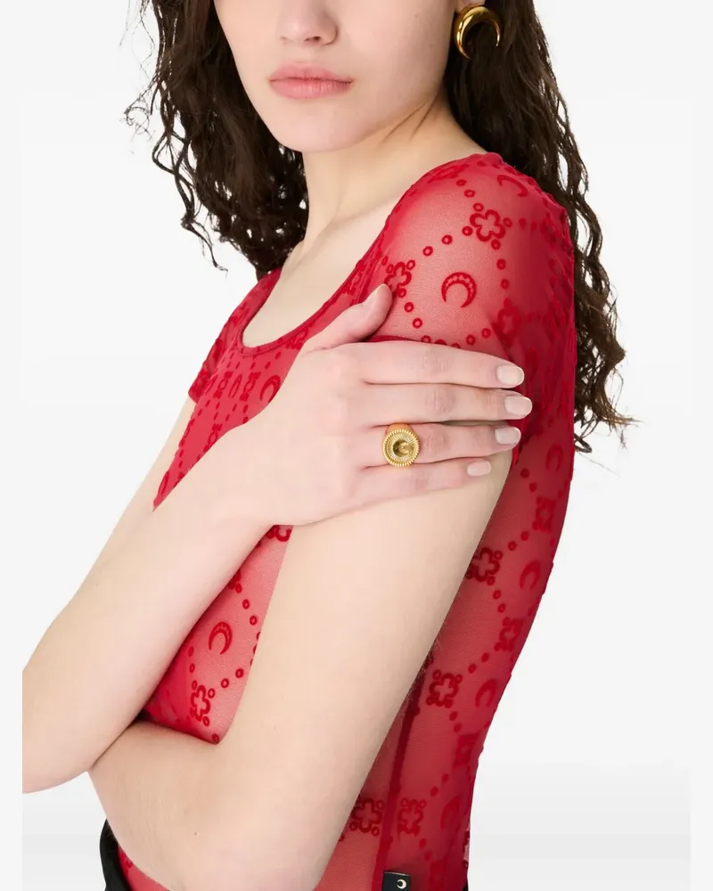 Marine Serre Klassischer Siegelring - Gold Gold