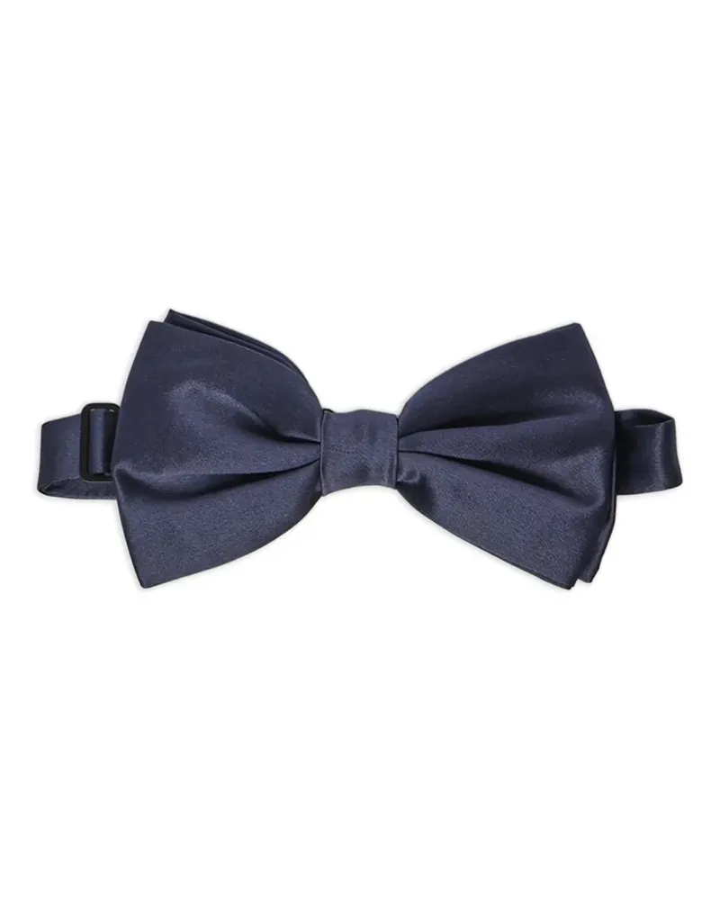 Dolce & Gabbana Fliege aus Seide - Blau Blau